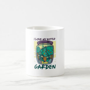 Caneca De Café Jardim - Eu Amo Meu Jardim De Garrafas