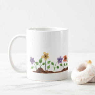 Caneca De Café Jardim Flor
