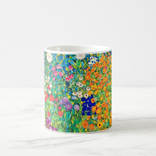 Caneca De Café Jardim Flor, Gustav Klimt