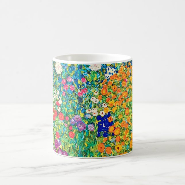 Caneca De Café Jardim Flor, Gustav Klimt (Centro)