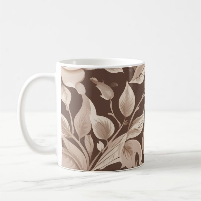 Caneca De Café Jardim Floral Mocha (Esquerda)