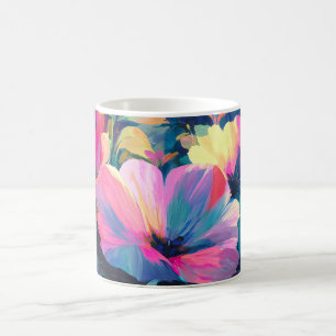 Caneca De Café Jardim Floral Primavera de Flor de Flor Rush