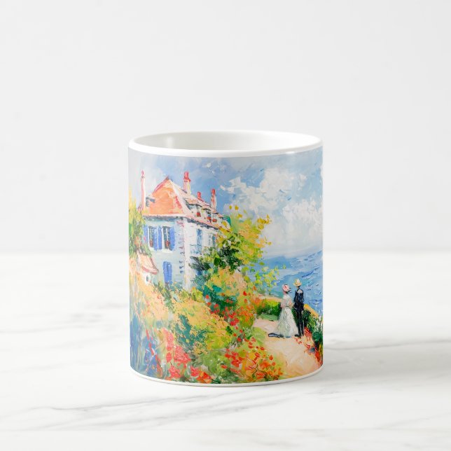 Caneca De Café Jardim Impressionista à Beira-Mar – Flores Costeir (Centro)