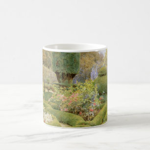Caneca De Café Jardim Inglês Vintage, Rosas e Pinks por Elgood