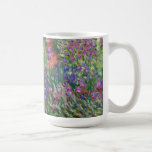 Caneca De Café Jardim Íris Em Giverny Por Claude Monet<br><div class="desc">O Jardim Íris em Giverny pintado por Claude Monet. Cerca de 1900. Esta imagem está no dominio público.</div>