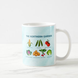 Caneca De Café Jardim norte vegetal