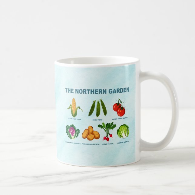 Caneca De Café Jardim norte vegetal (Direita)