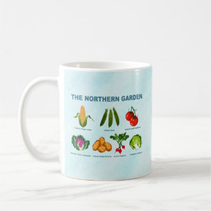 Caneca De Café Jardim norte vegetal