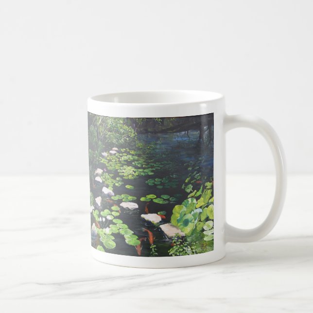 Caneca De Café Jardim oriental do Isamu Tanguchil de Zilker.,… (Direita)