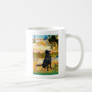Caneca De Café Jardim - Retriever Revestido Plano