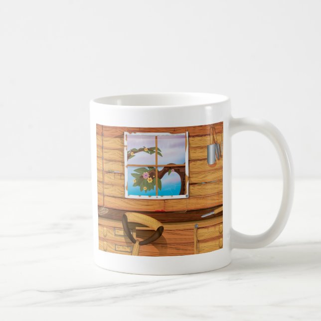 Caneca De Café Jardim Shed (Direita)