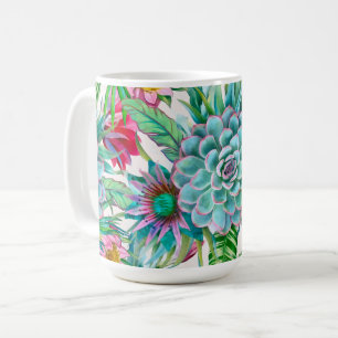 Caneca De Café Jardim tropical