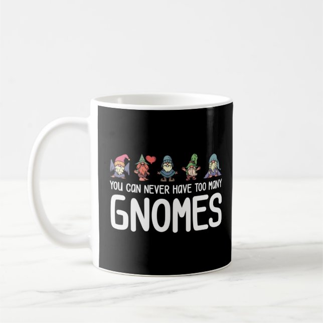 Caneca De Café Jardinagem de Muitos Gnomos (Esquerda)