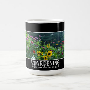 Caneca De Café Jardinagem - Porque Assassinato é um mau ditado en