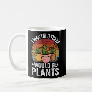 Caneca De Café Jardineira Mãe Piadas De Plantas Que Me Disseram Q