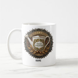 Caneca De Café Jardineiro-Chefe | Relógio de Pulso Personalizado 