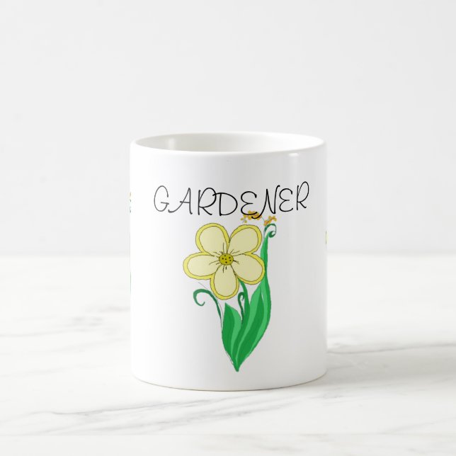 Caneca De Café Jardineiro de Flores (Centro)