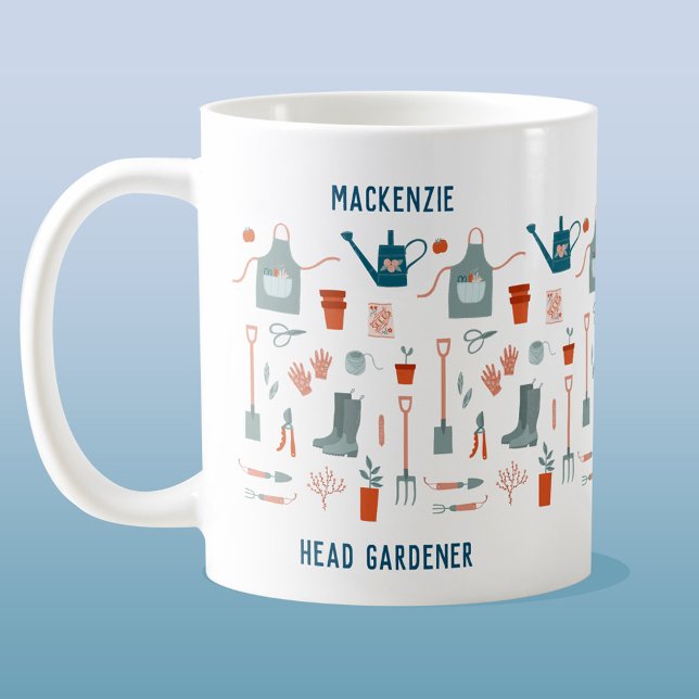 Caneca De Café Jardineiro Personalizado (Criador carregado)