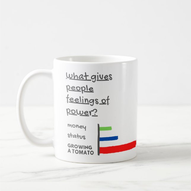 Caneca De Café Jardineiros Engraçados Cultivando Tomatos Meme Caç (Esquerda)