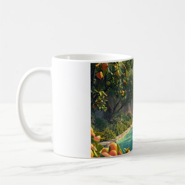 Caneca De Café Jardins #3 (Esquerda)