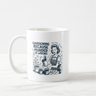 CANECA DE CAFÉ JARDINS PORQUE O ASSASSINATO ESTÁ ERRADO