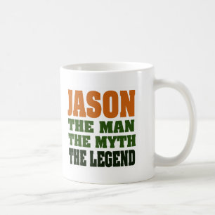 Caneca De Café Jason - homem, o mito, a legenda!