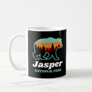 Caneca De Café Jasper National Park Canada Bear Retro