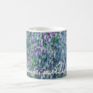 Caneca De Café Jatos-tinteiro e flores-lilás