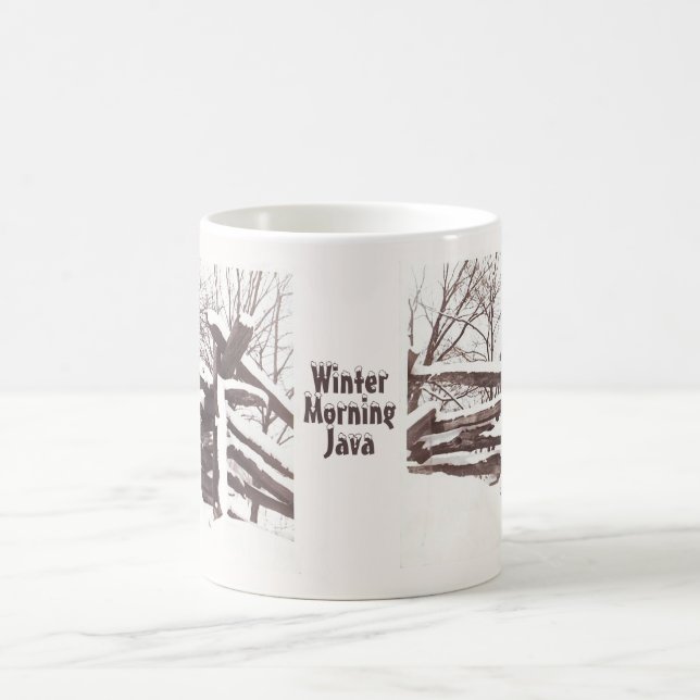 Caneca De Café Java MUG da Manhã de inverno (Centro)