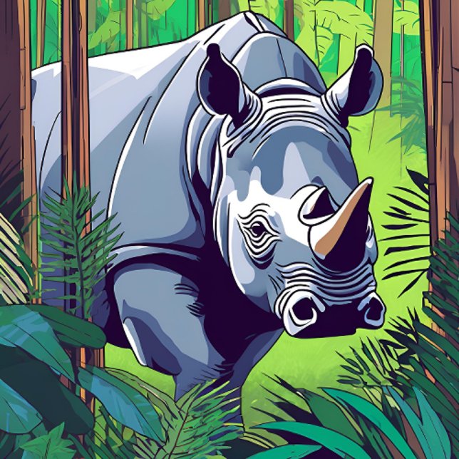 Caneca De Café Javan Rhino Mug (Criador carregado)