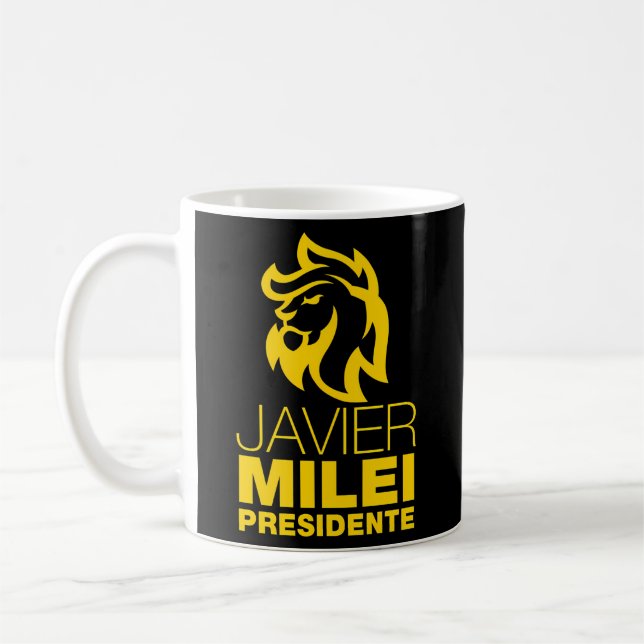 Caneca De Café Javier Milei Presidente (Esquerda)