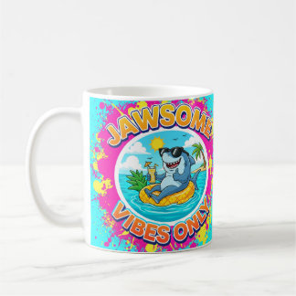 Caneca De Café Jawsome Vibes Apenas Tubarão