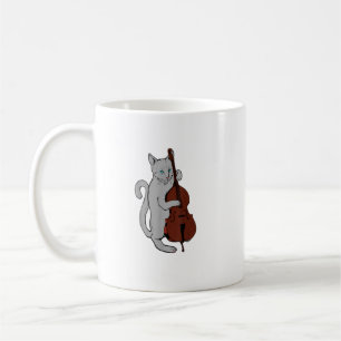 Caneca De Café Jazz Cat Brincando De Cabeça Eeta Legal Homens Mus