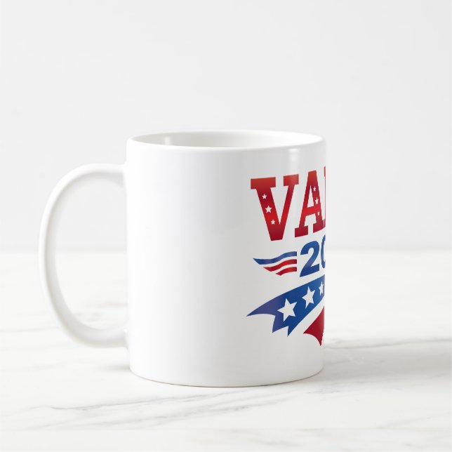 Caneca De Café JD Vance Presidente 2028 (Esquerda)