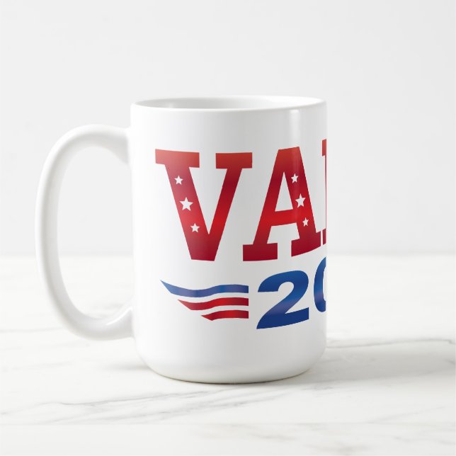 Caneca De Café JD Vance Presidente 2028 (bs) (Esquerda)