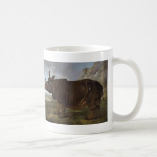 Caneca De Café Jean-Baptiste Oudry: Clara o rinoceronte