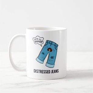 Caneca De Café Jeans com dificuldades
