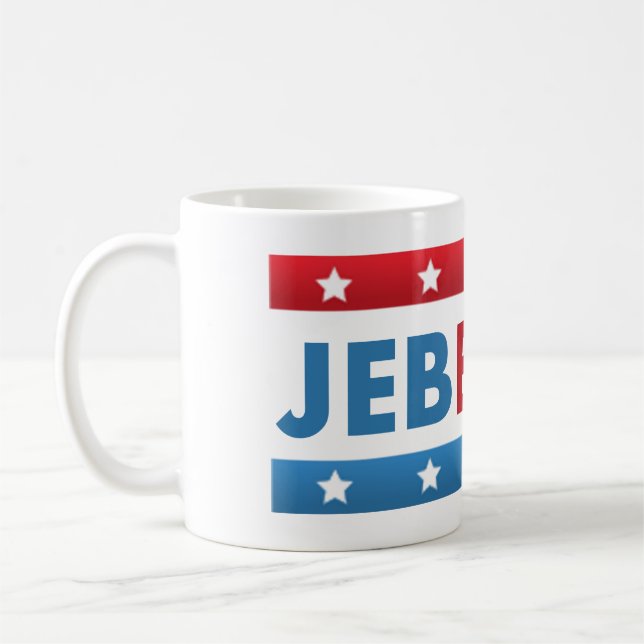 Caneca De Café Jeb Bush para o presidente (Esquerda)