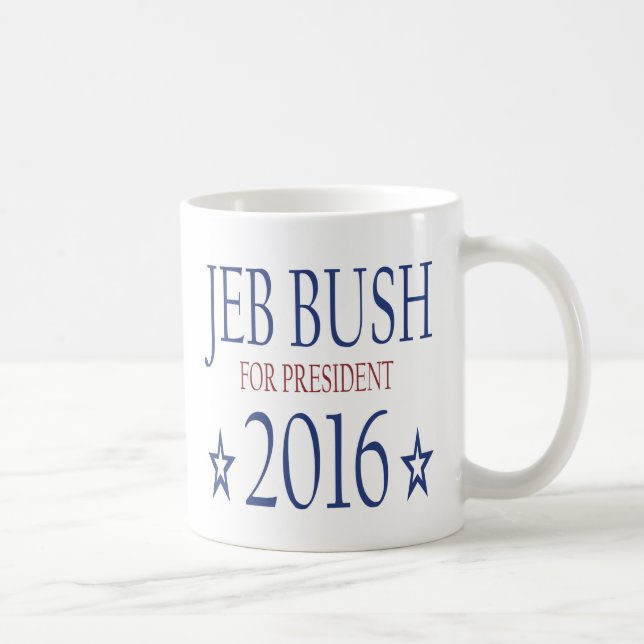 Caneca De Café Jeb Bush para o presidente 2016 (Direita)