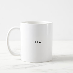 Caneca De Café Jefa   Chefe Feminino   Mug de café espanhol perso