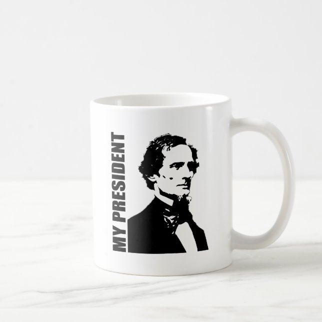 Caneca De Café Jefferson Davis - meu presidente (Direita)