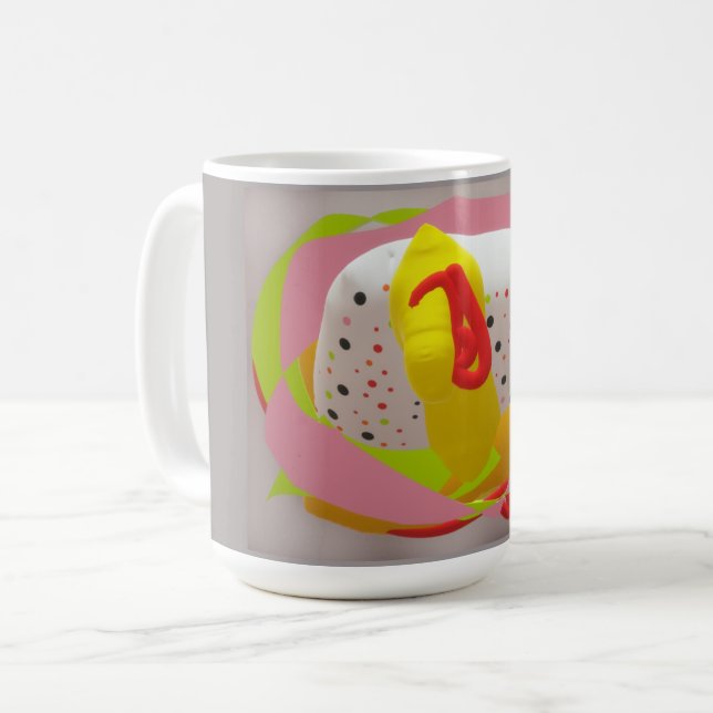 Caneca De Café Jelly Candy Sweet Baby Hug Love Soft Cushion (Frente Esquerda)