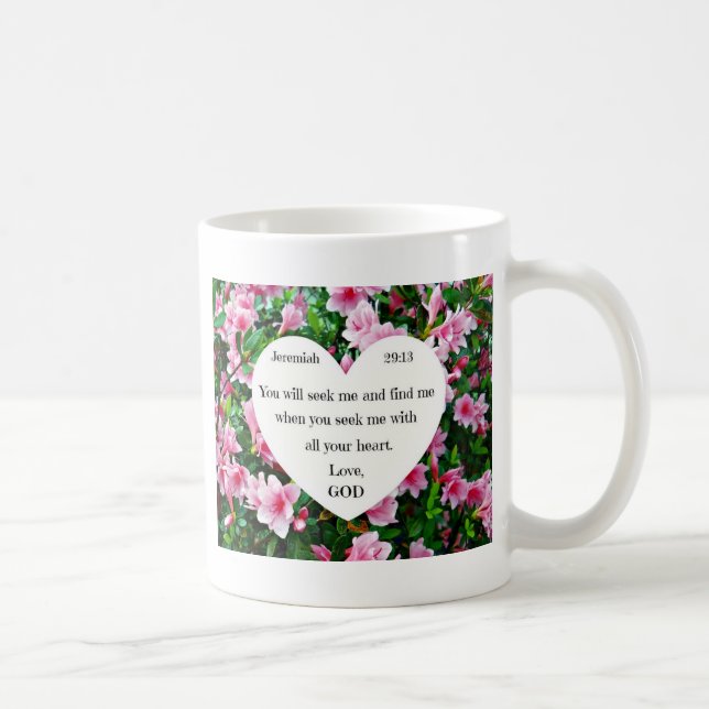 Caneca De Café Jeremiah 29:13 (Direita)