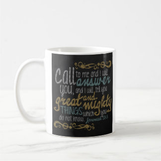 Caneca De Café Jeremiah 33:3 Mug