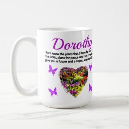 CANECA DE CAFÉ JEREMIAH FLORAL PERSONALIZADO LOVELMENTE ROXO 29:1