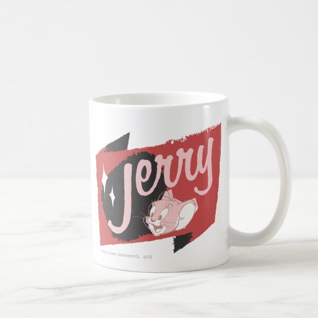 Caneca De Café Jerry Red e Black Logo (Direita)