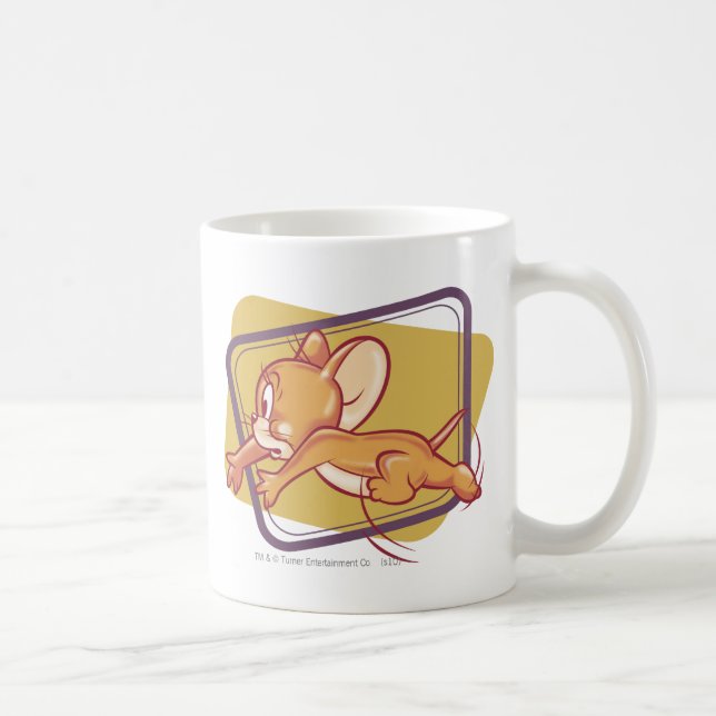 Caneca De Café Jerry Running Assustado (Direita)