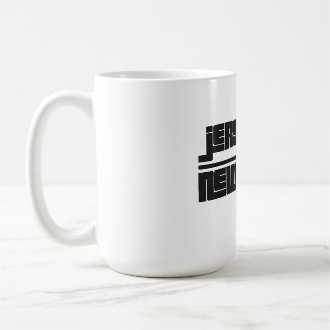 Caneca De Café Jersey City - Nova Jersey (Esquerda)