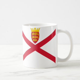 Caneca De Café Jersey Flag Cerâmica Mug