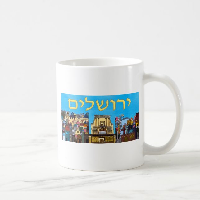 Caneca De Café Jerusalém (Direita)